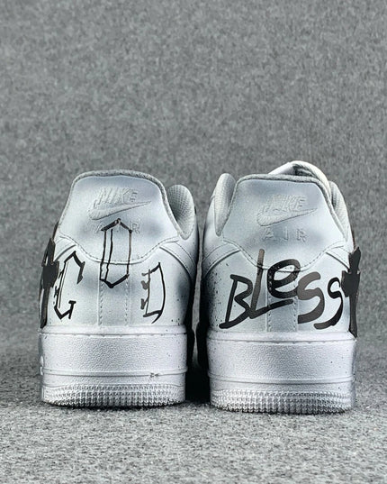 Chrome Hearts x Air Force 1 Blue/Black