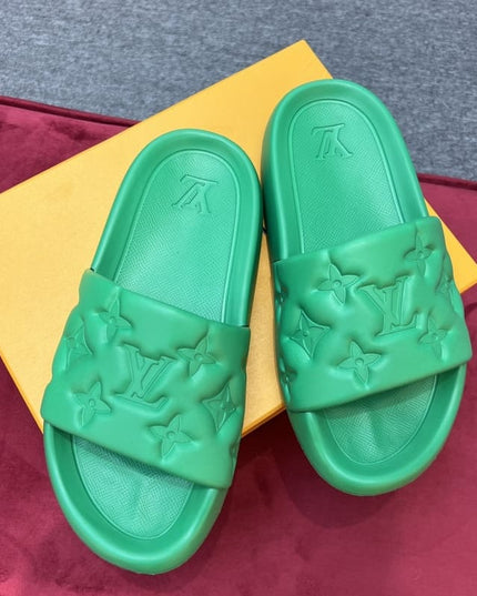 Louis Vuitton Waterfront Green Slippers