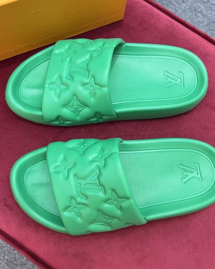 Louis Vuitton Waterfront Green Slippers