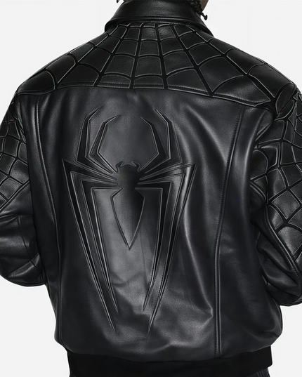 Supreme x Vanson Leathers Spider-Man Jacket Black