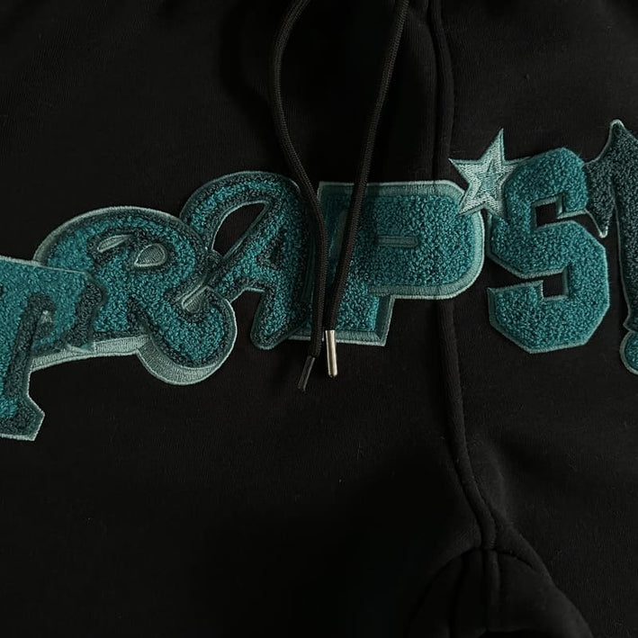 Trapstar Wildcard Chenille Blue Black Set