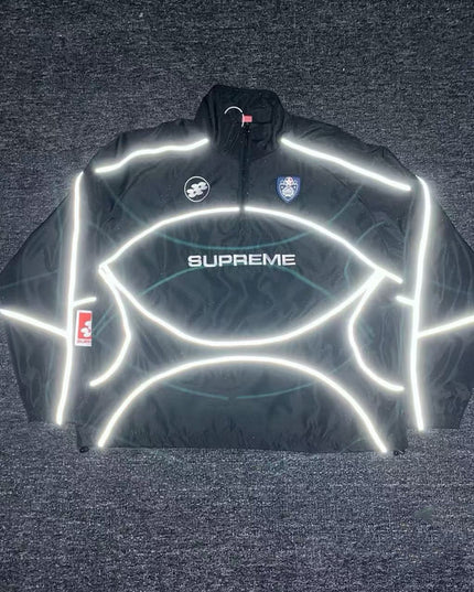Supreme Reflective Piping Jacket