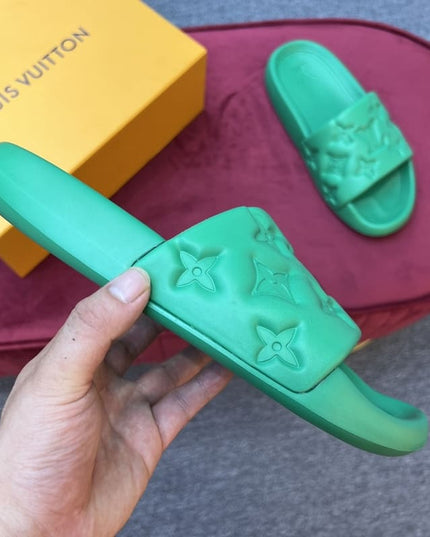 Louis Vuitton Waterfront Green Slippers