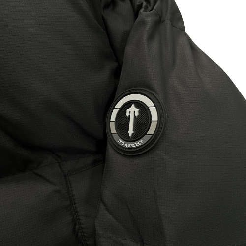 Trapstar 2.0 Womens Black Cropped Detachable Puffer Jacket