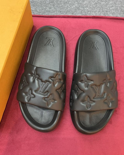 Louis Vuitton Waterfront Black Slippers
