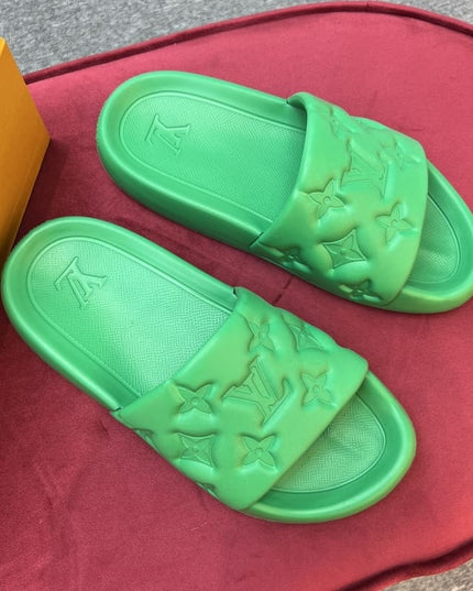 Louis Vuitton Waterfront Green Slippers