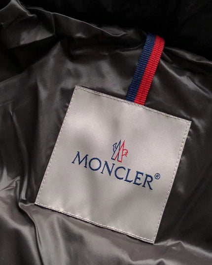 Moncler Hooded Puffer Jacket Black