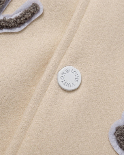 Louis Vuitton Leather Varsity Jacket White by Virgil Abloh
