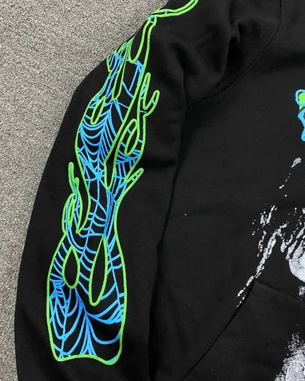 Sp5der x Juice WRLD Hoodie "999"