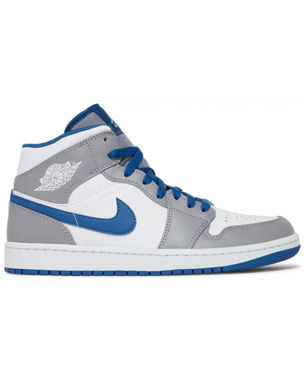 Air Jordan 1 Mid "Cement True Blue"