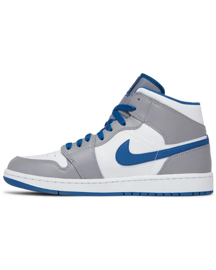 Air Jordan 1 Mid "Cement True Blue"