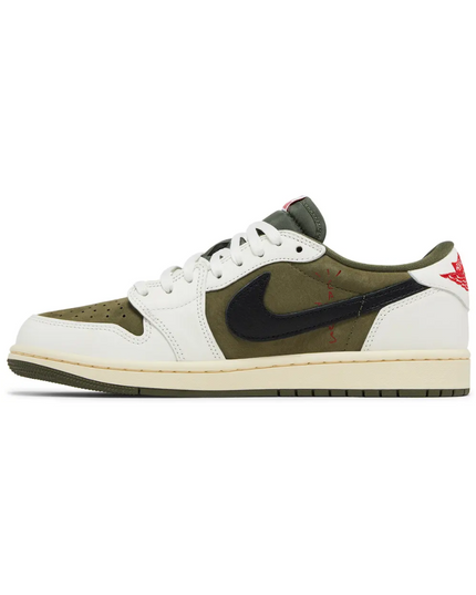 Travis Scott x Air Jordan 1 Retro Low "Reverse Olive"