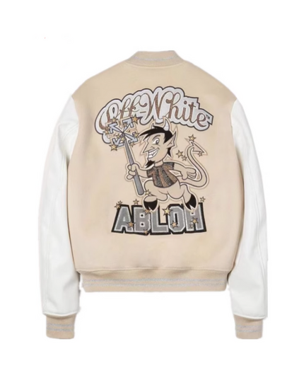 Off White x Milan "Abloh" Varsity Jacket