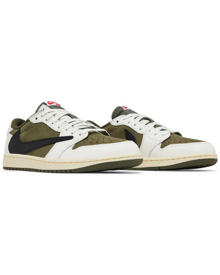 Travis Scott x Air Jordan 1 Retro Low "Reverse Olive"