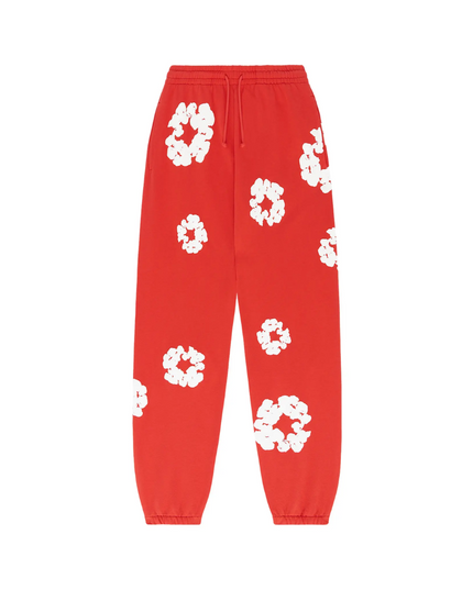 Denim Tears The Cotton Wreath Sweatpants "Red"