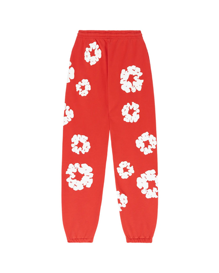 Denim Tears The Cotton Wreath Sweatpants "Red"