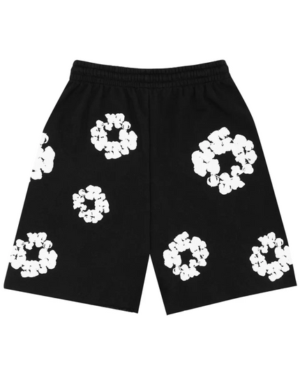 Denim Tears The Cotton Wreath Shorts "Black"