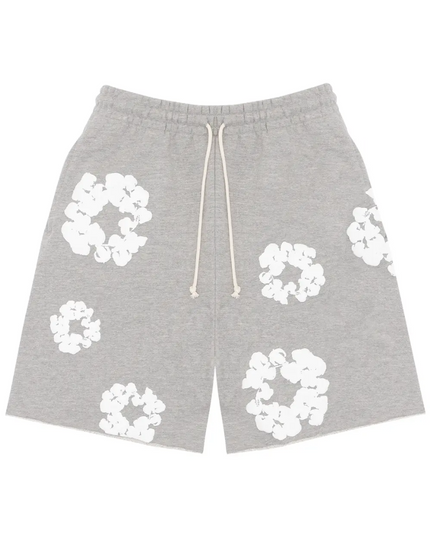 Denim Tears The Cotton Wreath Shorts "Grey"