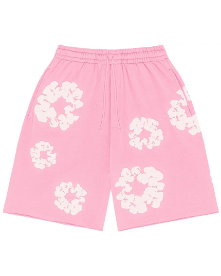 Denim Tears The Cotton Wreath Shorts "Pink"