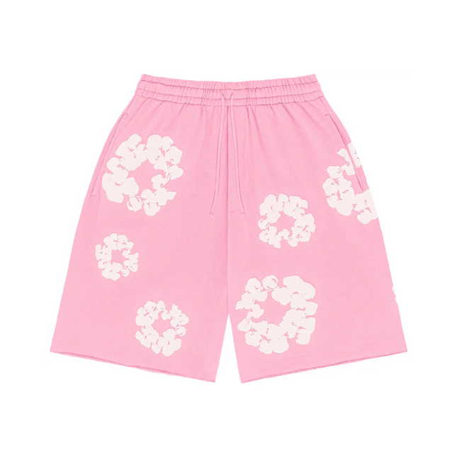 Denim Tears The Cotton Wreath Shorts "Pink"