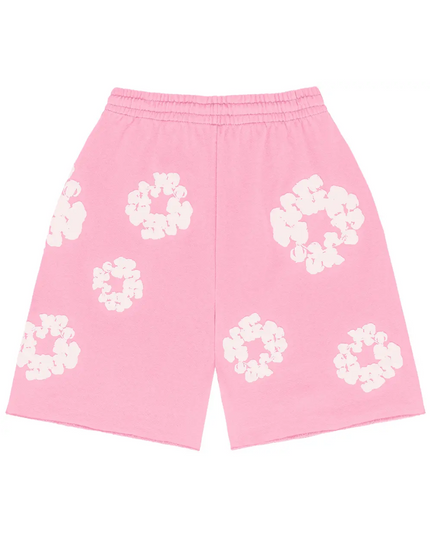Denim Tears The Cotton Wreath Shorts "Pink"