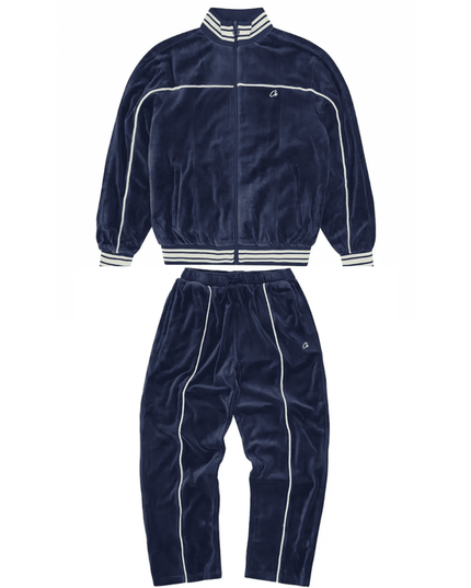 Corteiz Dark Blue Velour AMG Set