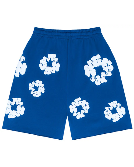 Denim Tears The Cotton Wreath Shorts "Royal Blue"