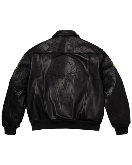 Supreme x Vanson Leathers Spider-Man Jacket Black