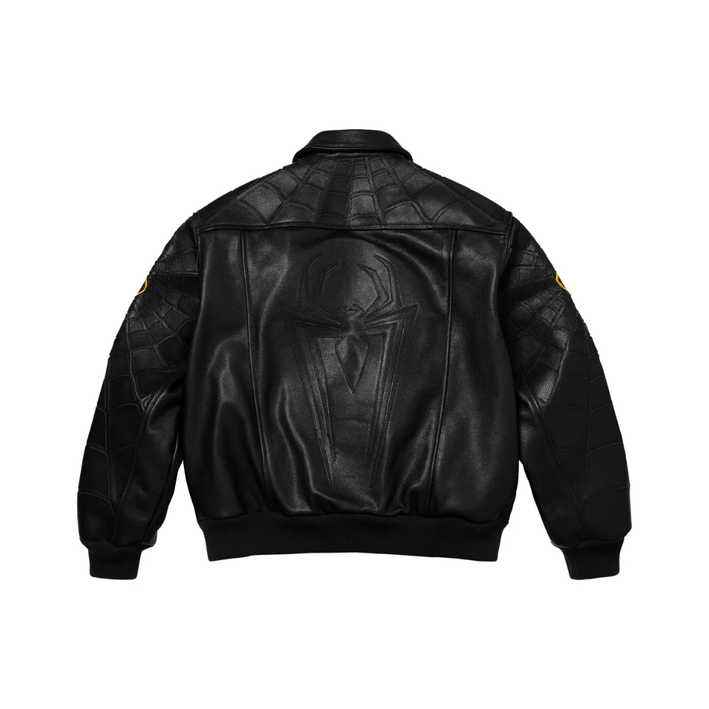 Supreme x Vanson Leathers Spider-Man Jacket Black