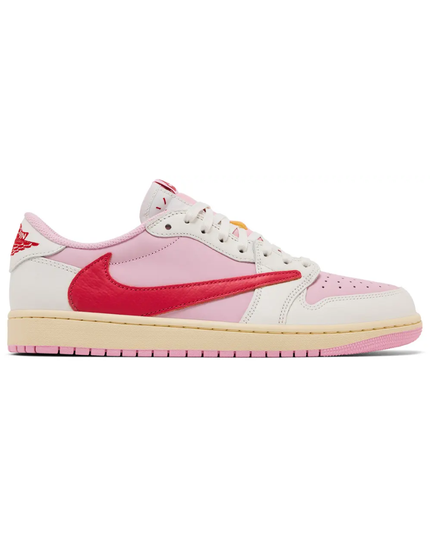 Travis Scott x Air Jordan 1 Retro Low "Sail Tropical Pink"