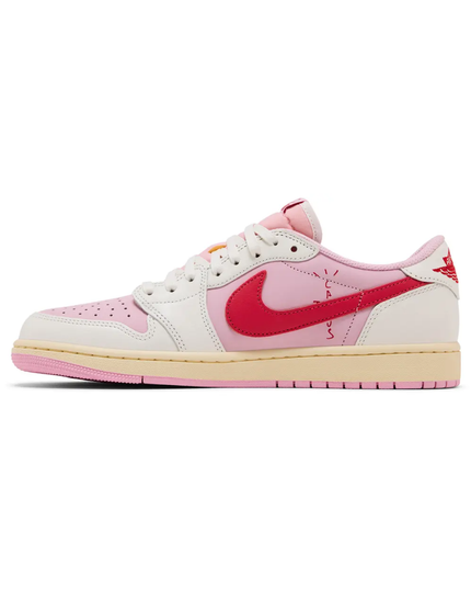 Travis Scott x Air Jordan 1 Retro Low "Sail Tropical Pink"