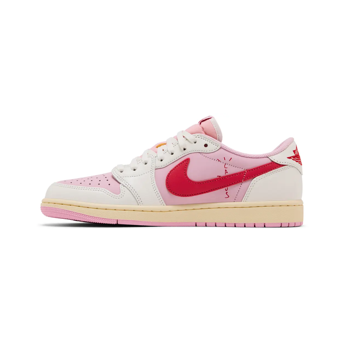 Travis Scott x Air Jordan 1 Retro Low "Sail Tropical Pink"