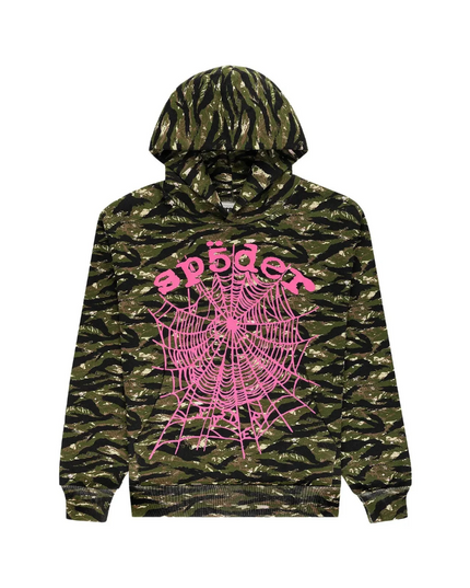 Sp5der Og Web V2 Hoodie "Tiger Camo"