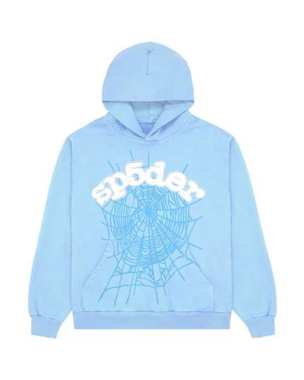 Sp5der Web Hoodie "Sky Blue"