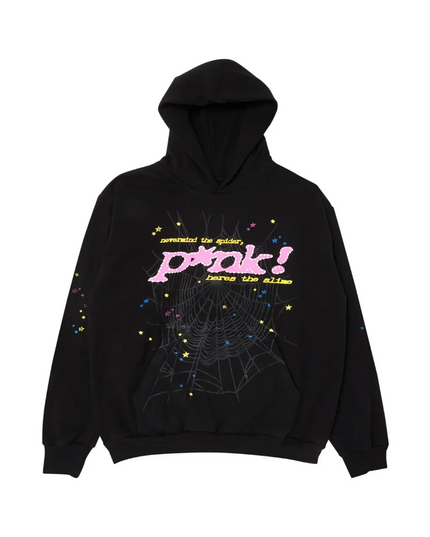 Sp5der P*NK Hoodie "Black"