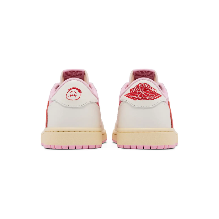 Travis Scott x Air Jordan 1 Retro Low "Sail Tropical Pink"