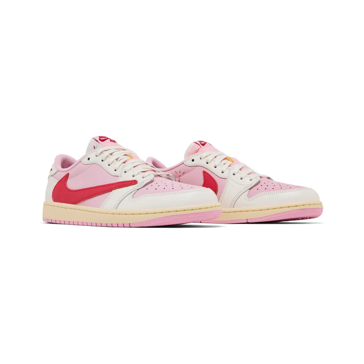 Travis Scott x Air Jordan 1 Retro Low "Sail Tropical Pink"