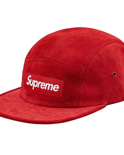 Supreme Suede Camp Red Cap