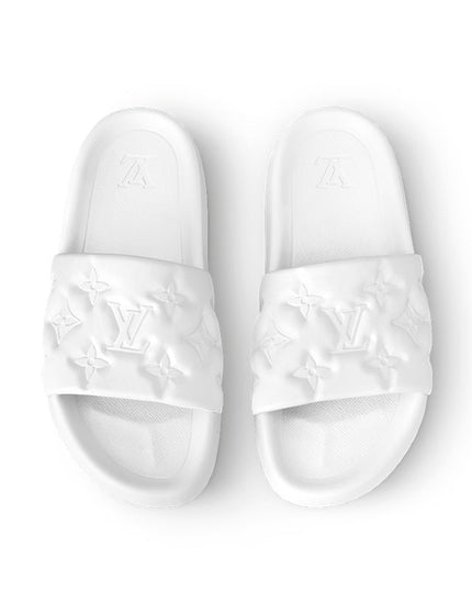 Louis Vuitton Waterfront White Slippers