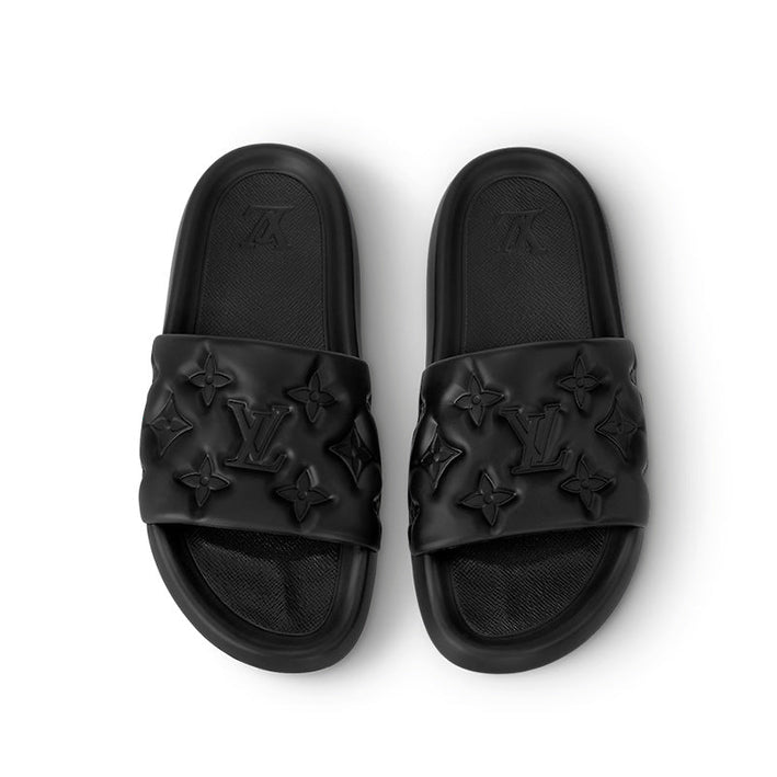 Louis Vuitton Waterfront Black Slippers