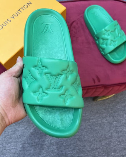 Louis Vuitton Waterfront Green Slippers