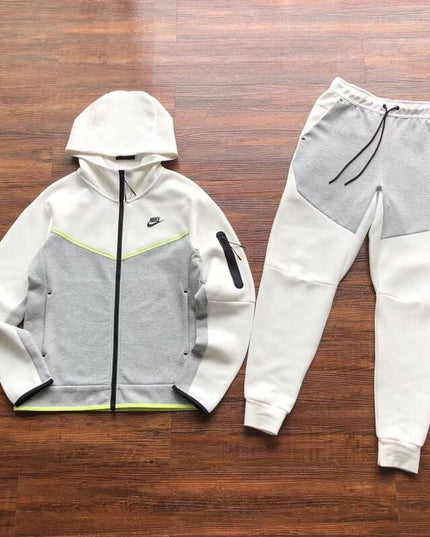 Nike Tech Fleece White Neon Grey