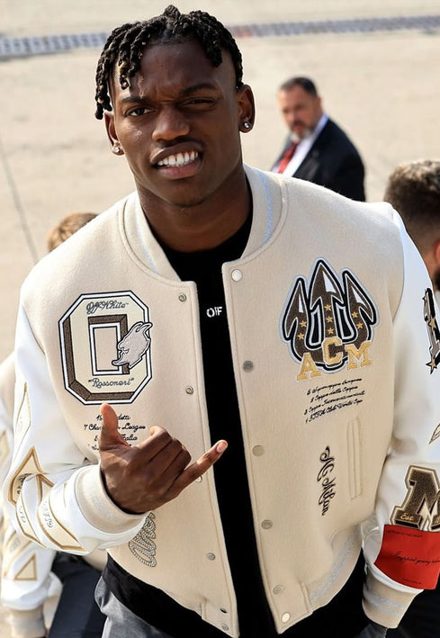 Off White x Milan "Abloh" Varsity Jacket