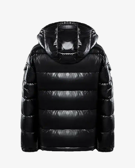Moncler Hooded Puffer Jacket Black