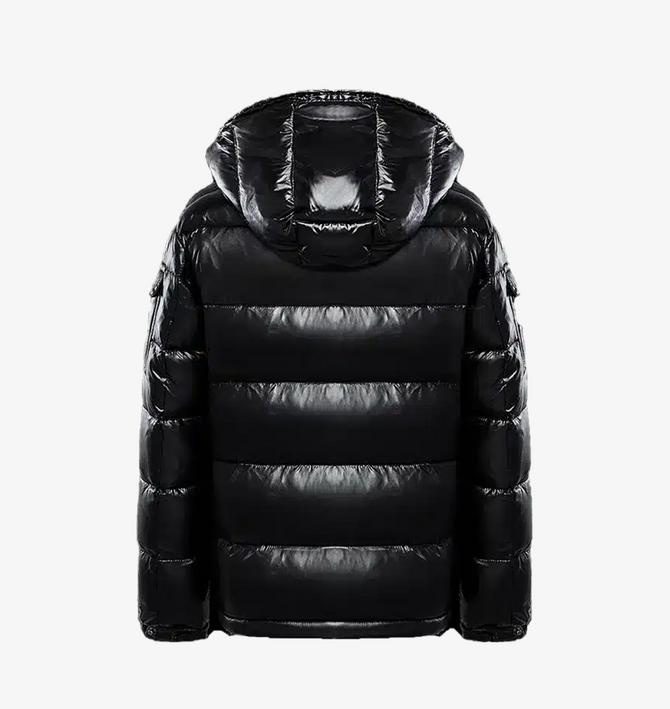 Moncler Hooded Puffer Jacket Black
