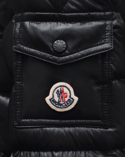 Moncler Hooded Puffer Jacket Black