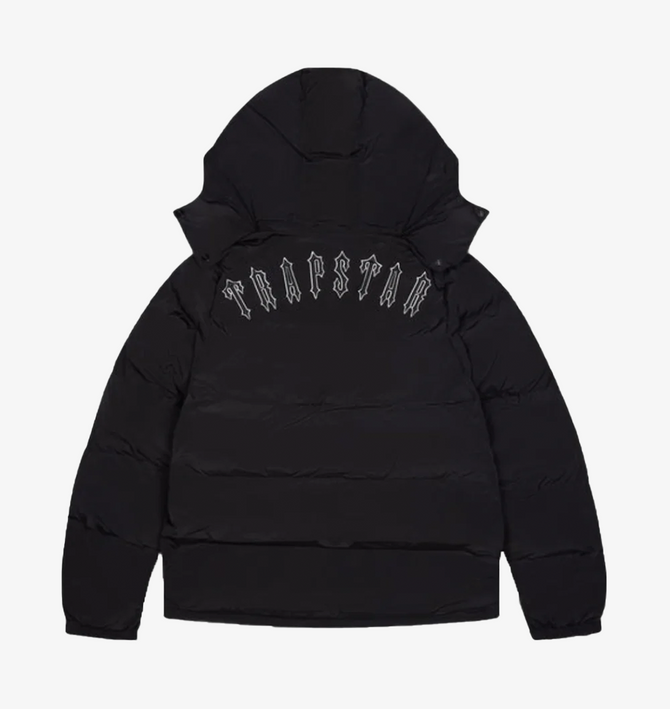 Trapstar Detachable Puffer Jacket Black