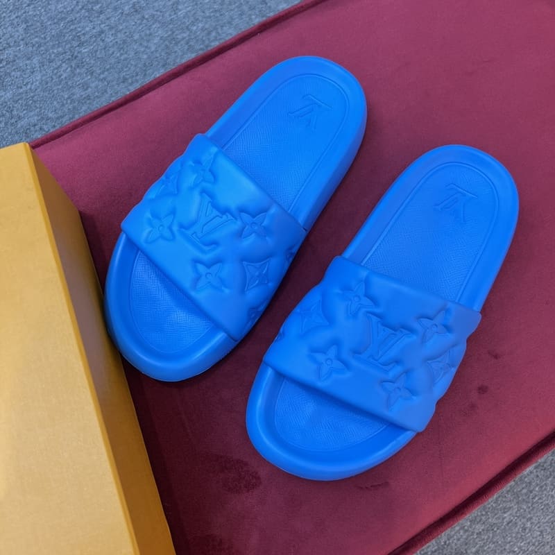 Louis Vuitton Waterfront Blue Slippers