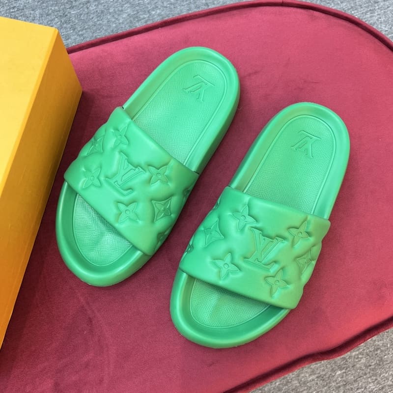Louis Vuitton Waterfront Green Slippers