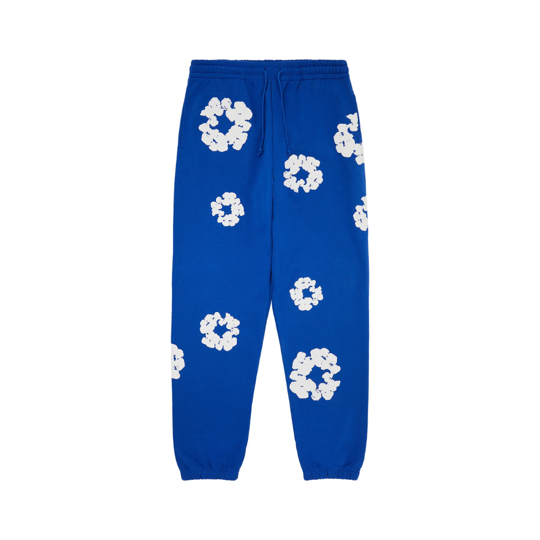 Denim Tears The Cotton Wreath Sweatpants "Royal Blue"
